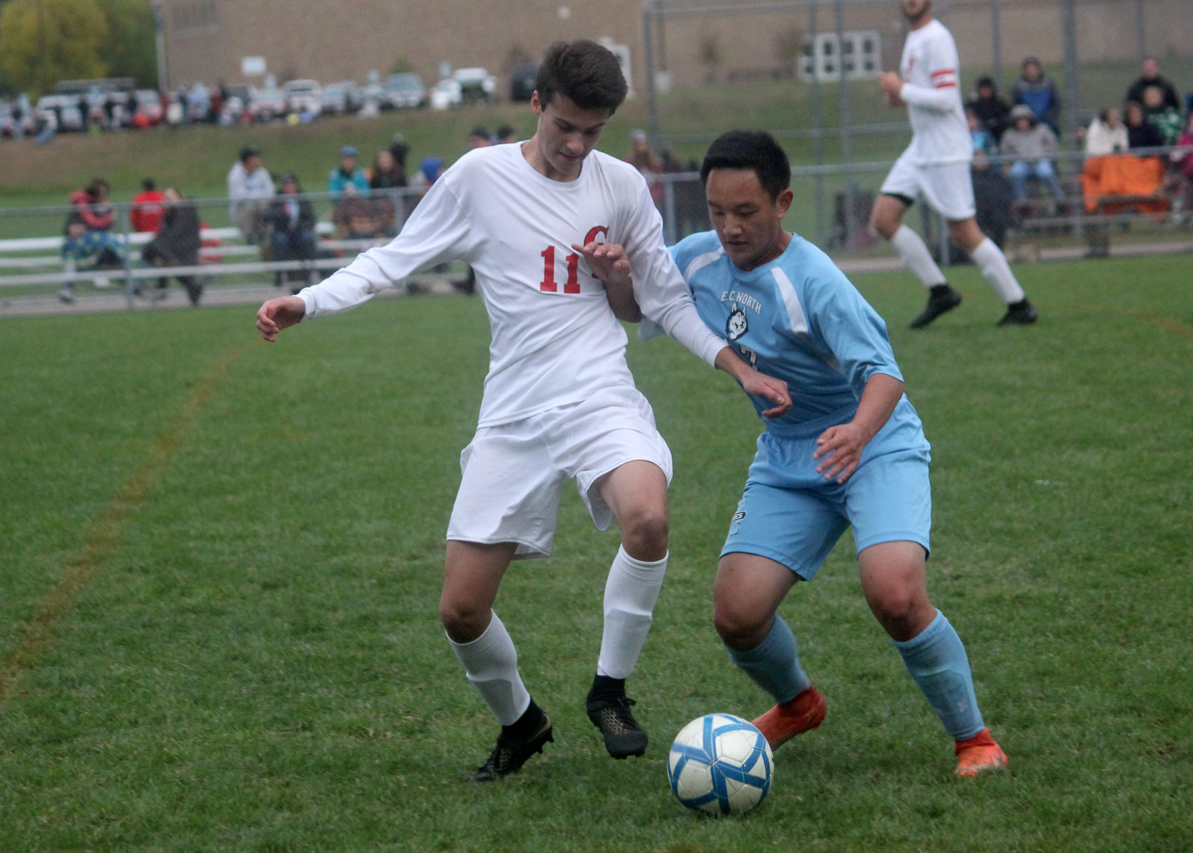 Chi-Hi boys soccer at Eau Claire North boys soccer 10-4-18